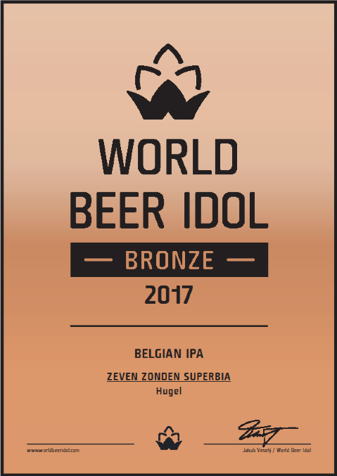 Award won by The brew society at Kortrijk