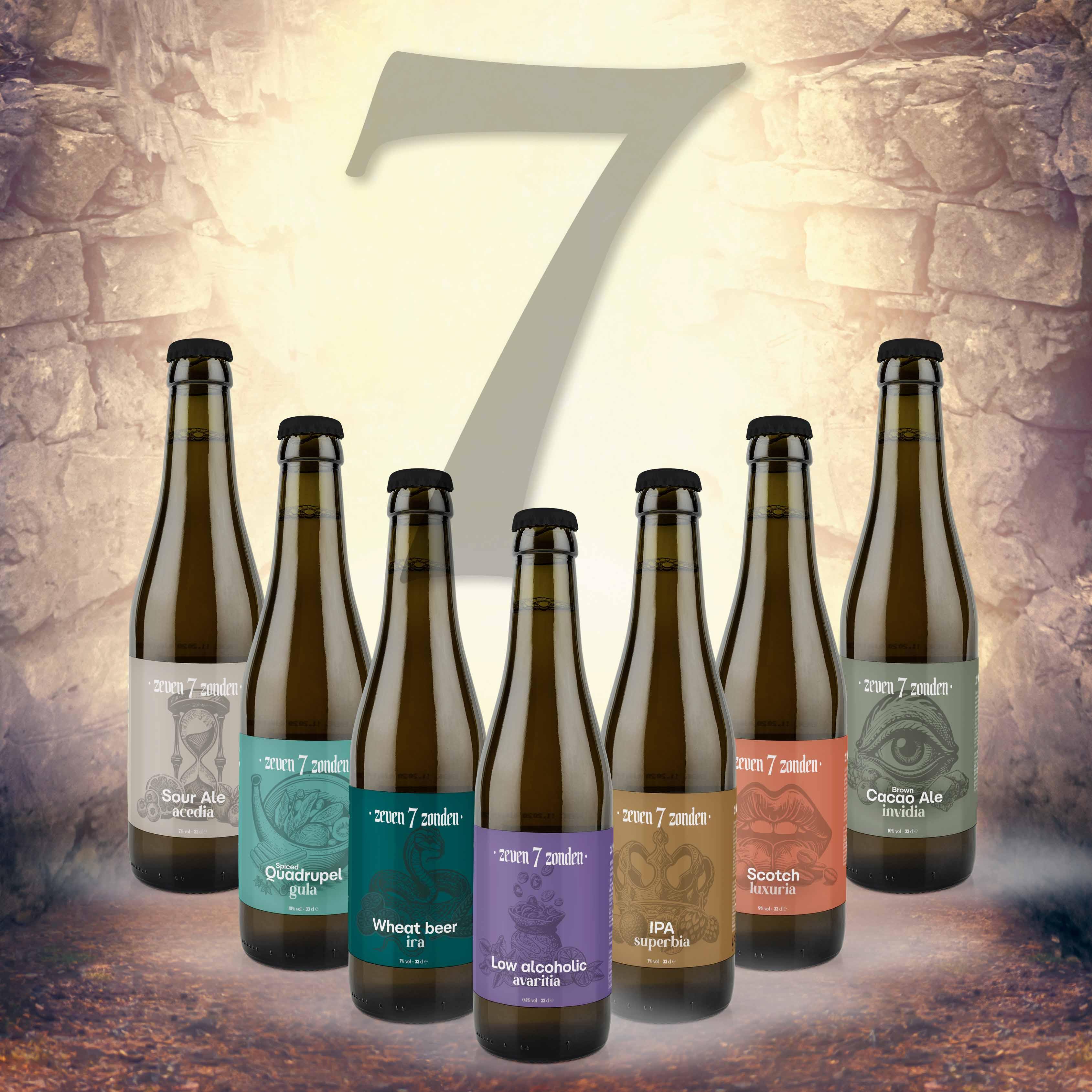 Zeven Zonden bier Our Organic Craft beers by Hugel